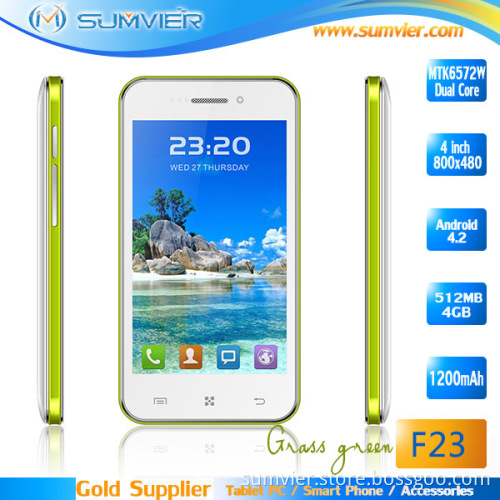4.0inch WVGA 800*480p HD Camera 3G Android Mobile Phone (F23)